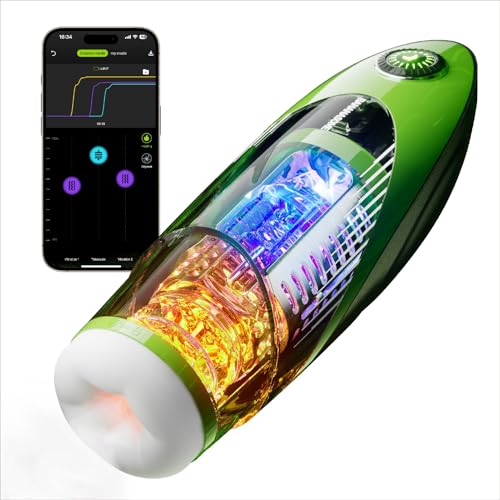 Bananasome Male Masturbator Automatic Sex Toys for Men, Rocket X7 Sex Machine Male Stroker Sucking Toys, 3D Realistic Pussy Pocket for Men's Sex Toy